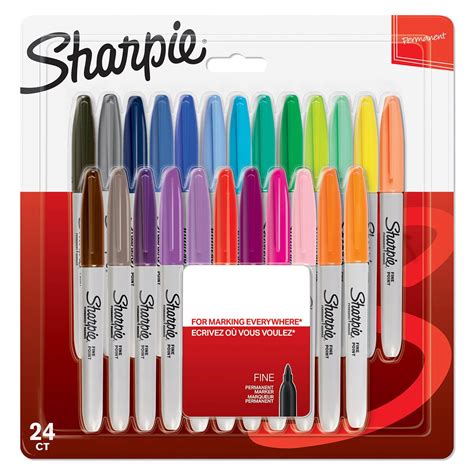 Sharpie Permanent Classic Fine Marker 24x Packung Suitup Art Supplies