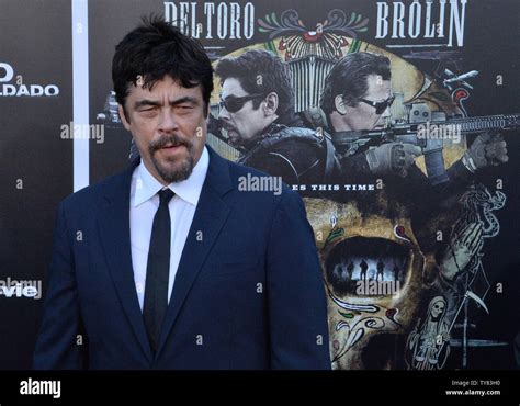 Cast Member Benicio Del Toro Attends The Premiere Of The Motion Picture