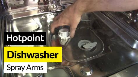 How To Replace The Dishwasher Spray Arms On A Hotpoint Dishwasher YouTube
