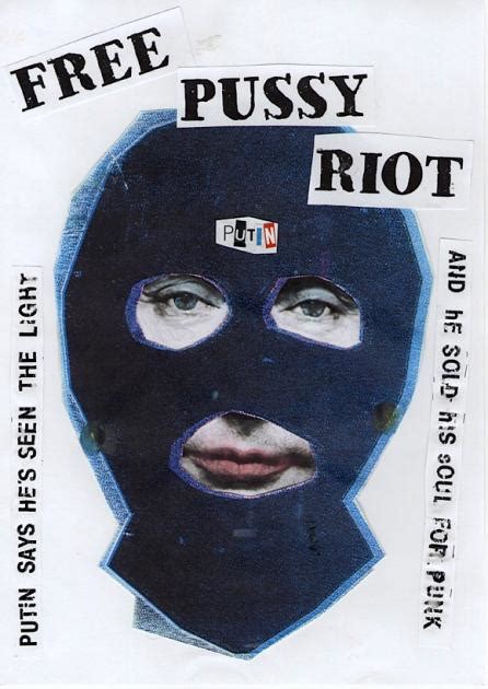Pussy Riot Protest Poster Launched By Artist Jamie Reid Artlyst