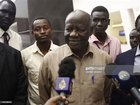 Lam Akol A South Sudanese Senior Opposition Leader Who Refused To News Photo Getty Images