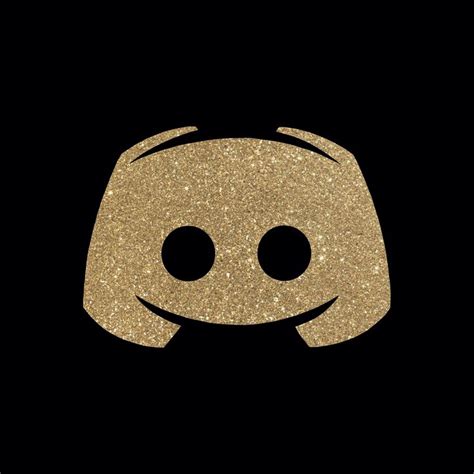 Black And Gold Discord App Icon Black And Gold Aesthetic App Icon
