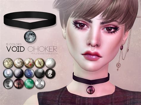 Pralinesims Choker In 15 Colors Download The Sims 4 Custom Content