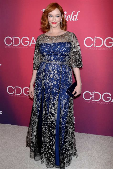 Christina Hendricks Attends The 21st Costume Designers Guild Awards In