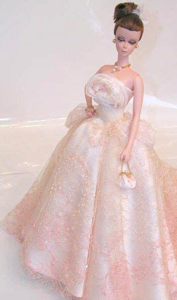 Barbie Silkstone In Pink Evening Gown Barbie Beautiful Pink Gowns Pinterest Barbie Pink