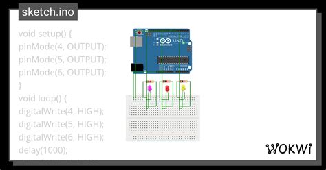 Led Flip Flop Wokwi Esp Stm Arduino Simulator