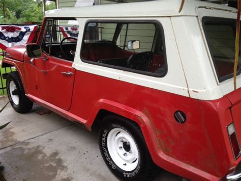 Jeep Commando Convertible 1967 Red With White Top For Sale