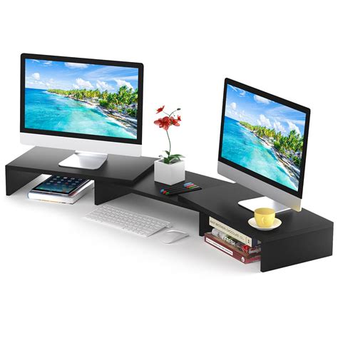 Buy 5rcom Dual Monitor Stand Desk Accessories With Adjustable Length
