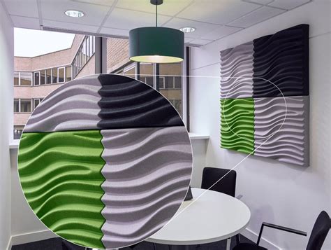 Soundtect Wave 3d Acoustic Wall Panels Radius Office