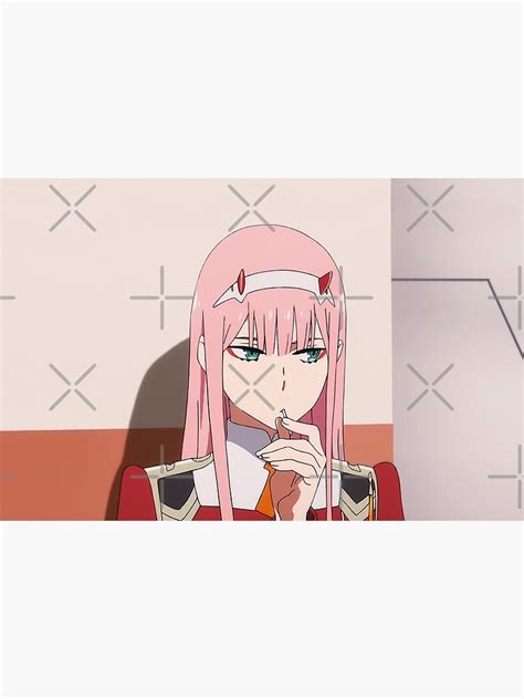 Zero Two Metal Print For Sale By Cookiestyle Redbubble