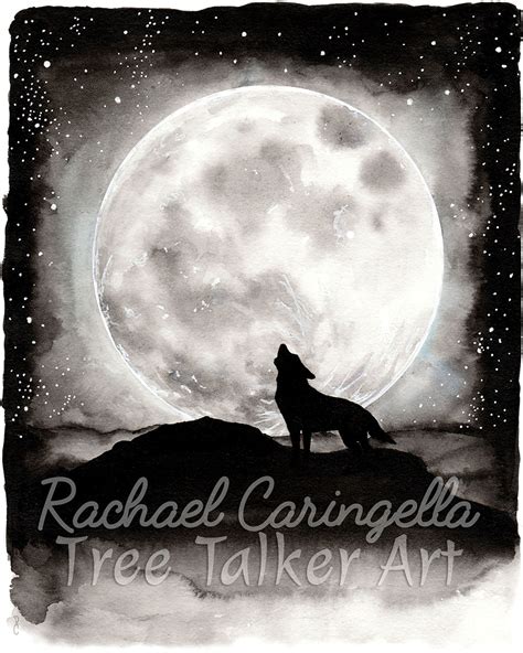 Happy Super Full Moon I Am Giving Away An Art Print — Tree Talker Art