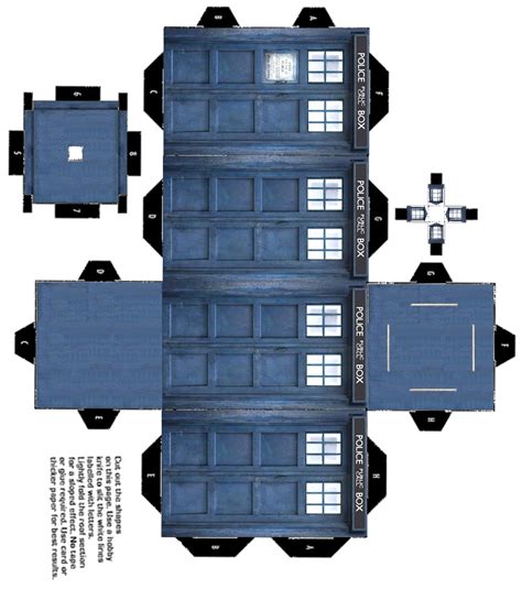 Printable 3d Tardis Doctor Who Tardis Doctor Who Party