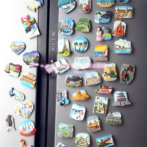 Tourist Travel Souvenir 3d Resin Fridge Magnet Creative Refrigerator