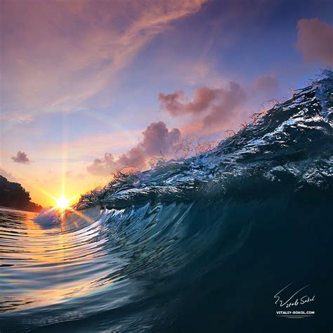 Ocean By Vitaly Sokol On Deviantart Cool Pictures Ocean Sunset