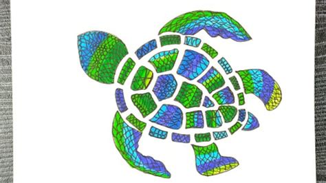 Doodle Art Turtle How To Draw Turtle Step By Step Doodle Art For