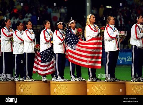 Sydney 2000 Olympic Games Womens Softball Final Stock Photo Alamy