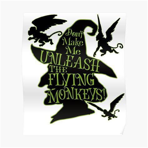 Witch Dont Make Me Flying Monkeys Wizard Of Oz Witch Costume Flying