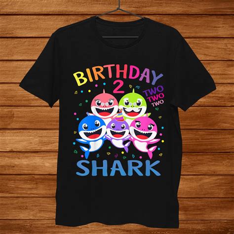 Kids Kids Baby Shark Years Oldnd Birthday Doo Doo Shirt Teeuni