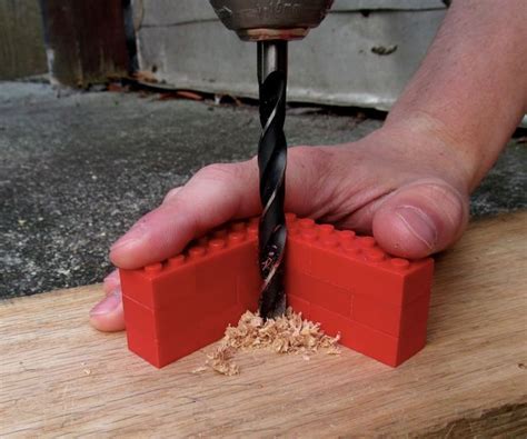 How To Drill Straight Holes With A Hand Drill Using Lego