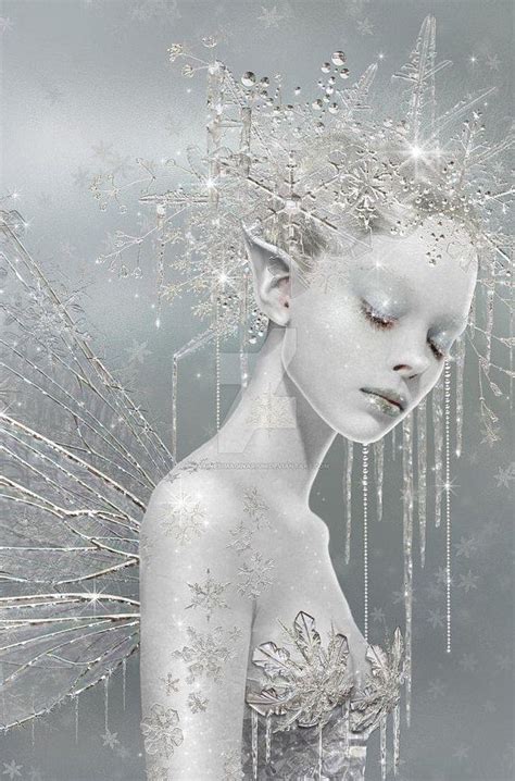 Ice Fairy Fairy Magic Snow Fairy Fairy Art