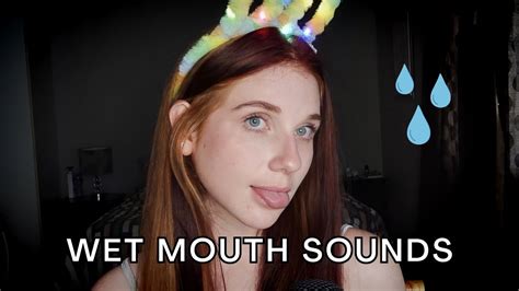 asmr wet mouth sounds 😜💜 looped youtube