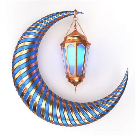 Crescent Moon Clipart Hd Png 3d Illustration Of Ramadan Arabic Gold