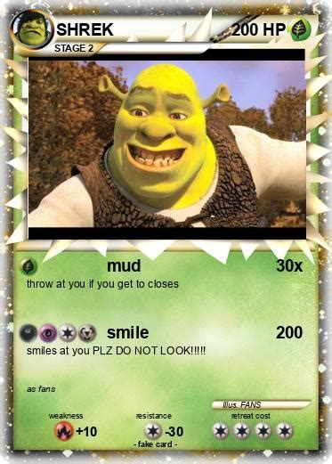 Pokémon Shrek 2498 2498 Mud My Pokemon Card