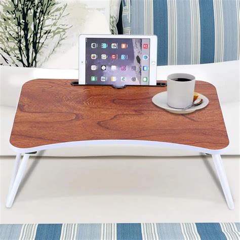 Multi Purpose Portable Folding Bamboo Laptop Desk And Table For Sofa