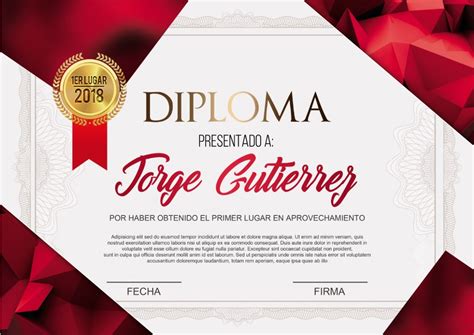 Certificado Plantilla Del Diploma Modelo Del Premio Stock De My Xxx
