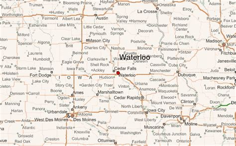 Waterloo Iowa Map Of Streets United States Map