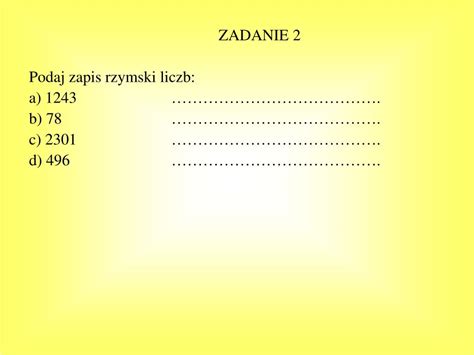 Ppt Rzymski System Zapisywania Liczb Powerpoint Presentation Free