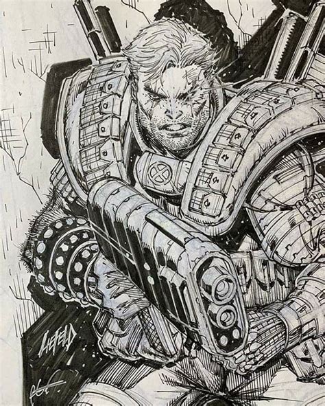Cable By Liefeld Rob Liefeld Win Art Rob Liefeld Art