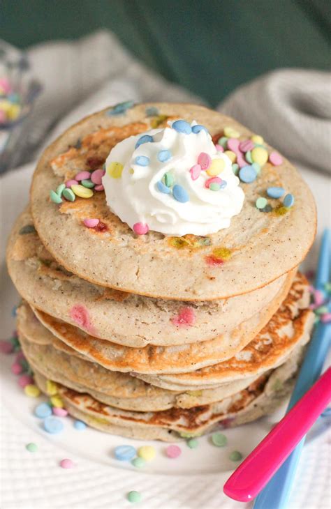 1 to 20 of 36. Healthy Funfetti Pancakes (all natural, sugar free, low fat, high protein)