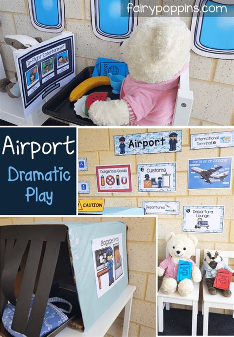 Airport Dramatic Play Free Printables