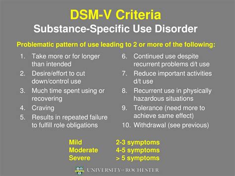 Substance Use Disorder In Dsm 5