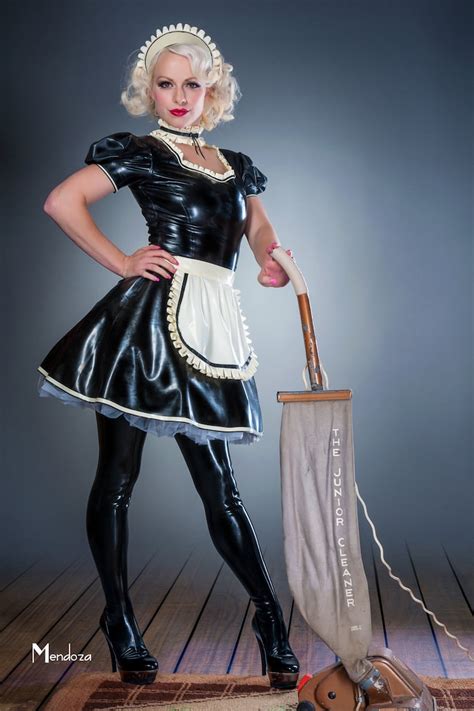 latex french maid dress etsy