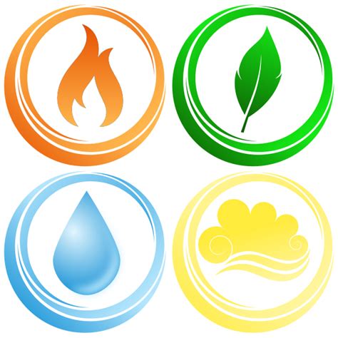 Four Elements Free Svg