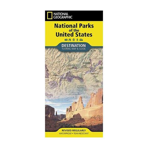 National Parks Of The United States Ngs Destination Map Stanfords