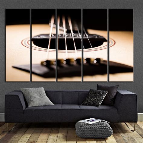 Guitar Picture Canvas Wall Art Canvas Wall Decor Canvas Etsy