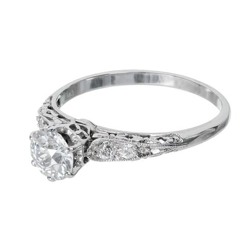 Rose gold moonstone engagement ring for $826.20+ (left), $584.10+ (top right) 17. Antique Platinum Filigree Engagement Ring Old European Cut ...