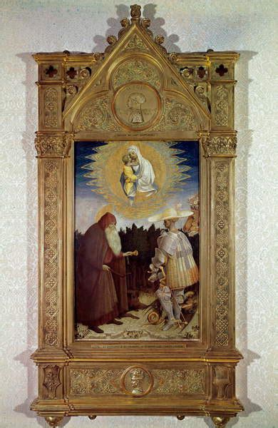 Apparition Of The Virgin To Saint Anthony Abbe Saint A 947546