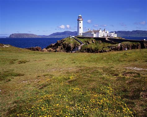 Fanad Lighthouse Fanad Head Co Photograph By The Irish Image