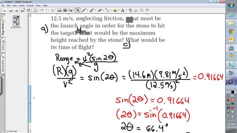 Here are some examples illustrating how to ask for the domain and range. range formula projectile motion - YouTube