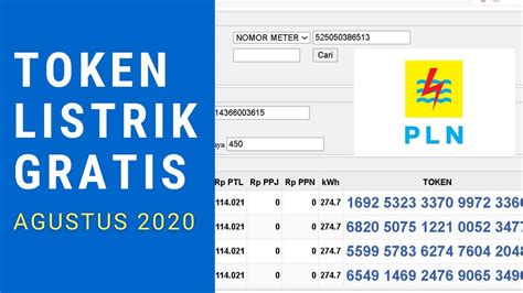 Jangan sampai salah, jika salah akan gagal mendapat kuota gratis !!!! Cara Mendapatkan Token Listrik Gratis September 2020 - YouTube