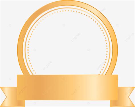 Circle Golden Frame Vector Design Images Golden Circle Frame With