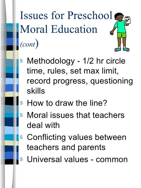 Preschool Moral Education