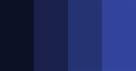 Deep Sea Blue Color Scheme Black