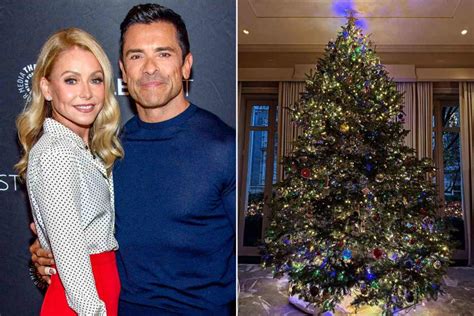 Kelly Ripa Show Off Towering Christmas Tree At Nyc Home And Mark