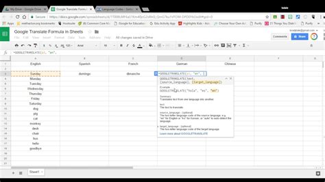 You can use an alternative clappia that supports most calculations and logic supported in excel. Google Translate Formula in Google Sheets - YouTube