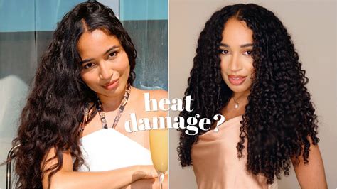 Straight Back To Curly How To Fix Your Hair After Heat Without